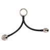 You2Toys Cockring + Plugs lestés en métal Heavy Ring 840gr